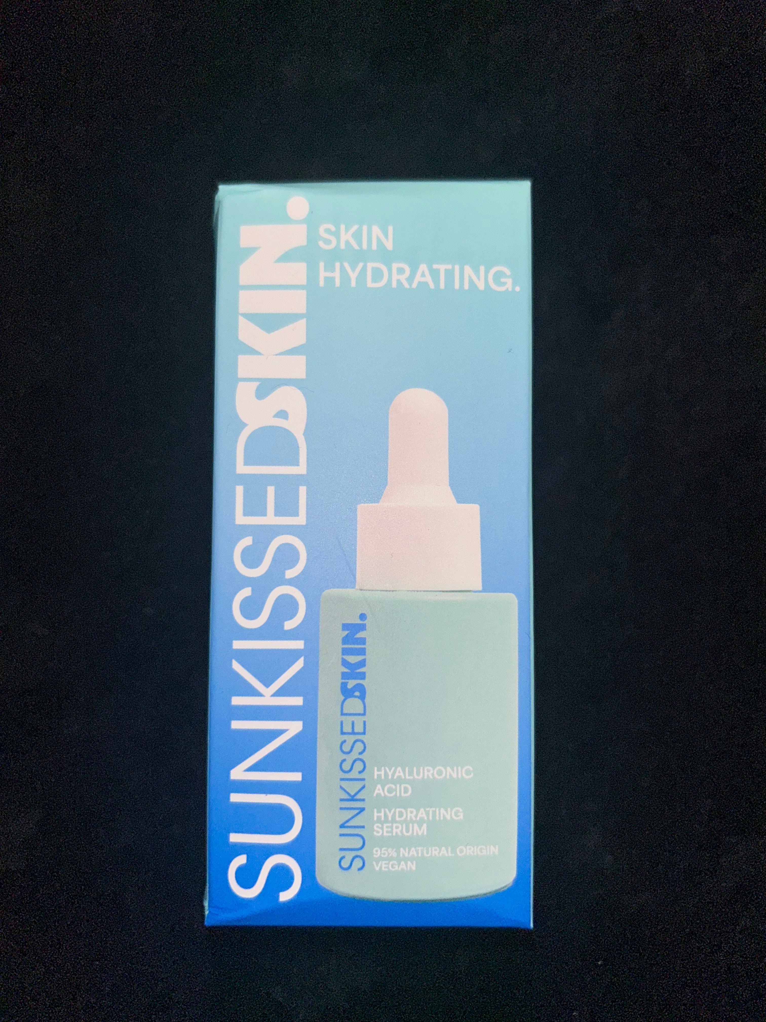 Sunkissed Skin Hyaluronic Acid Serum 30ml with Hyaluronic Acid and Myrothamus Extract - 95% Natural Formula - Vegan