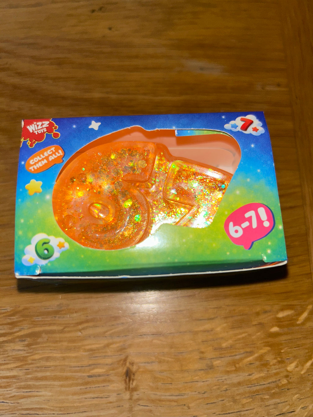 6 7 maltose filled squishy glittery fidget toy