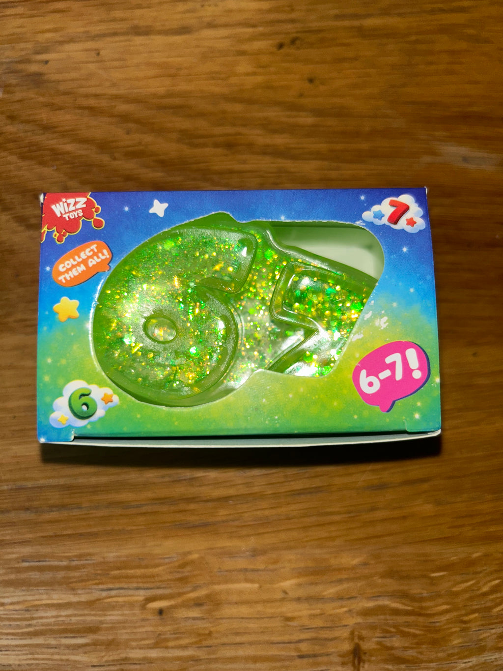 6 7 maltose filled squishy glittery fidget toy