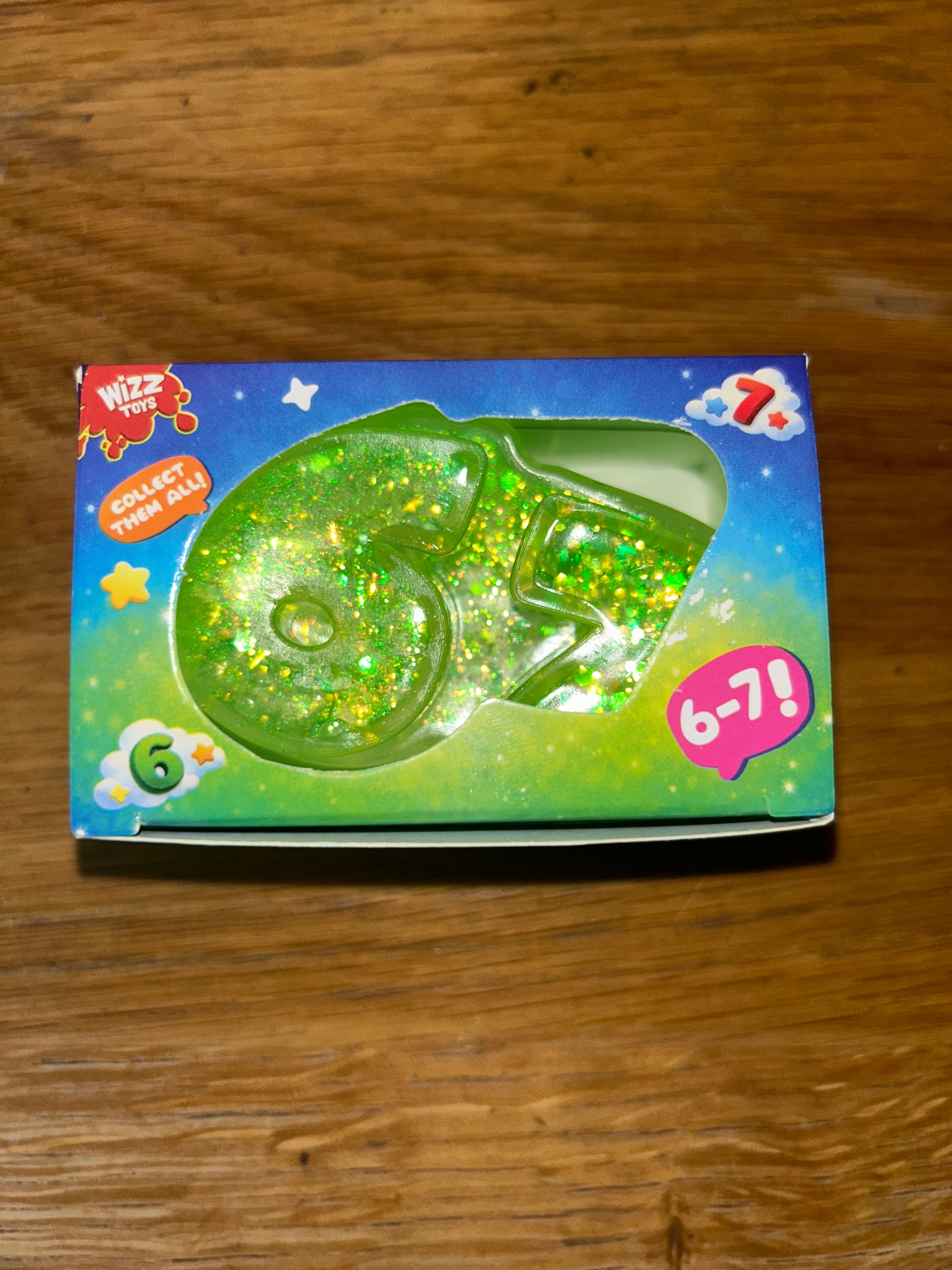 6 7 maltose filled squishy glittery fidget toy