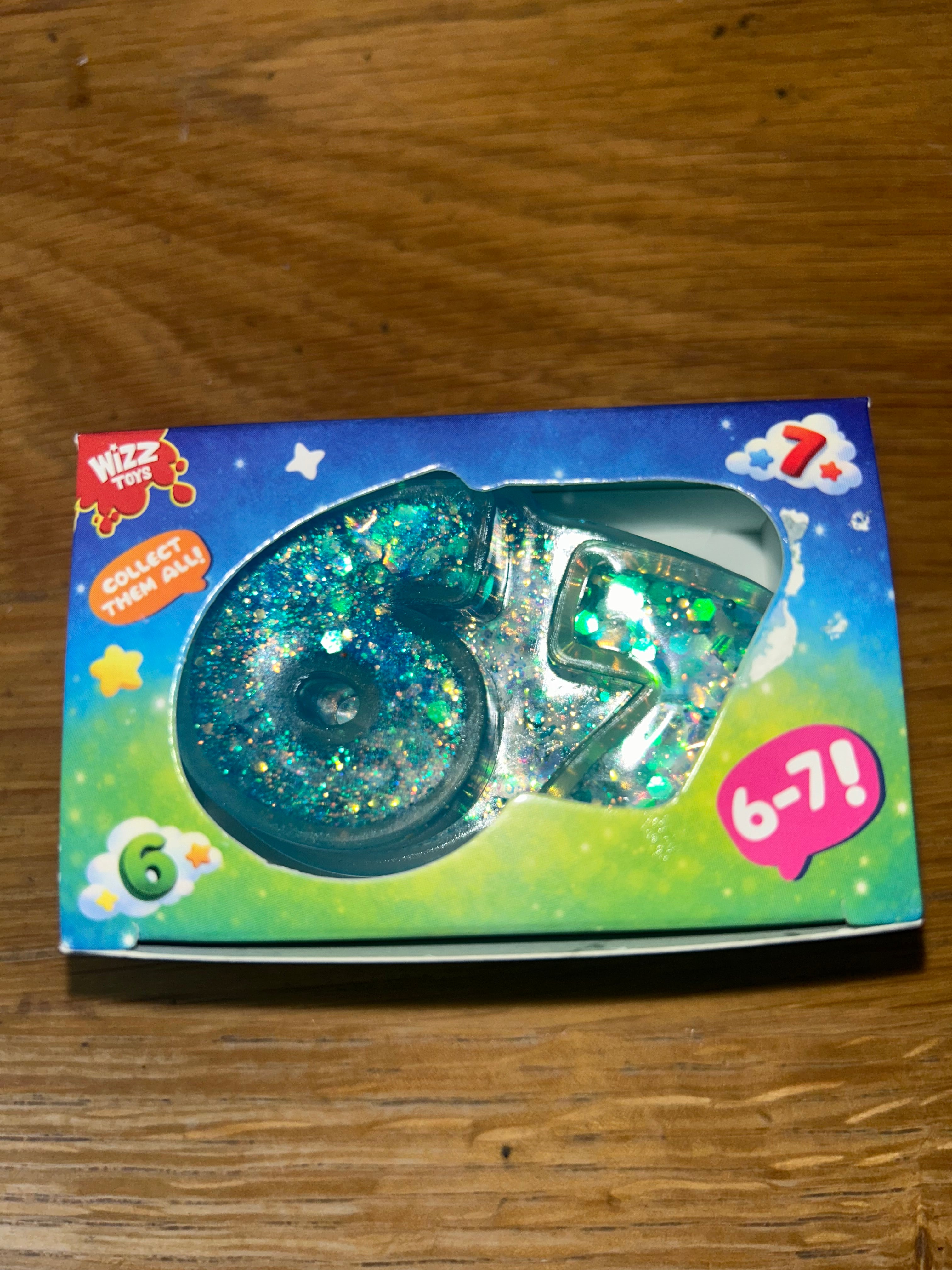 6 7 maltose filled squishy glittery fidget toy