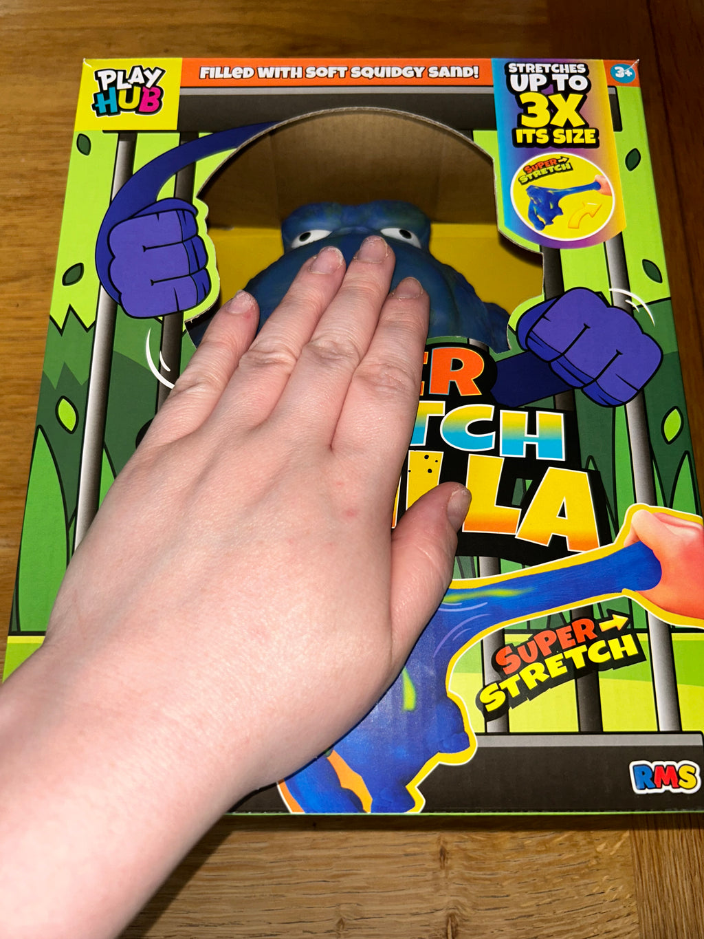 🦍 XL Super Stretch Gorilla – Blue & Green Edition