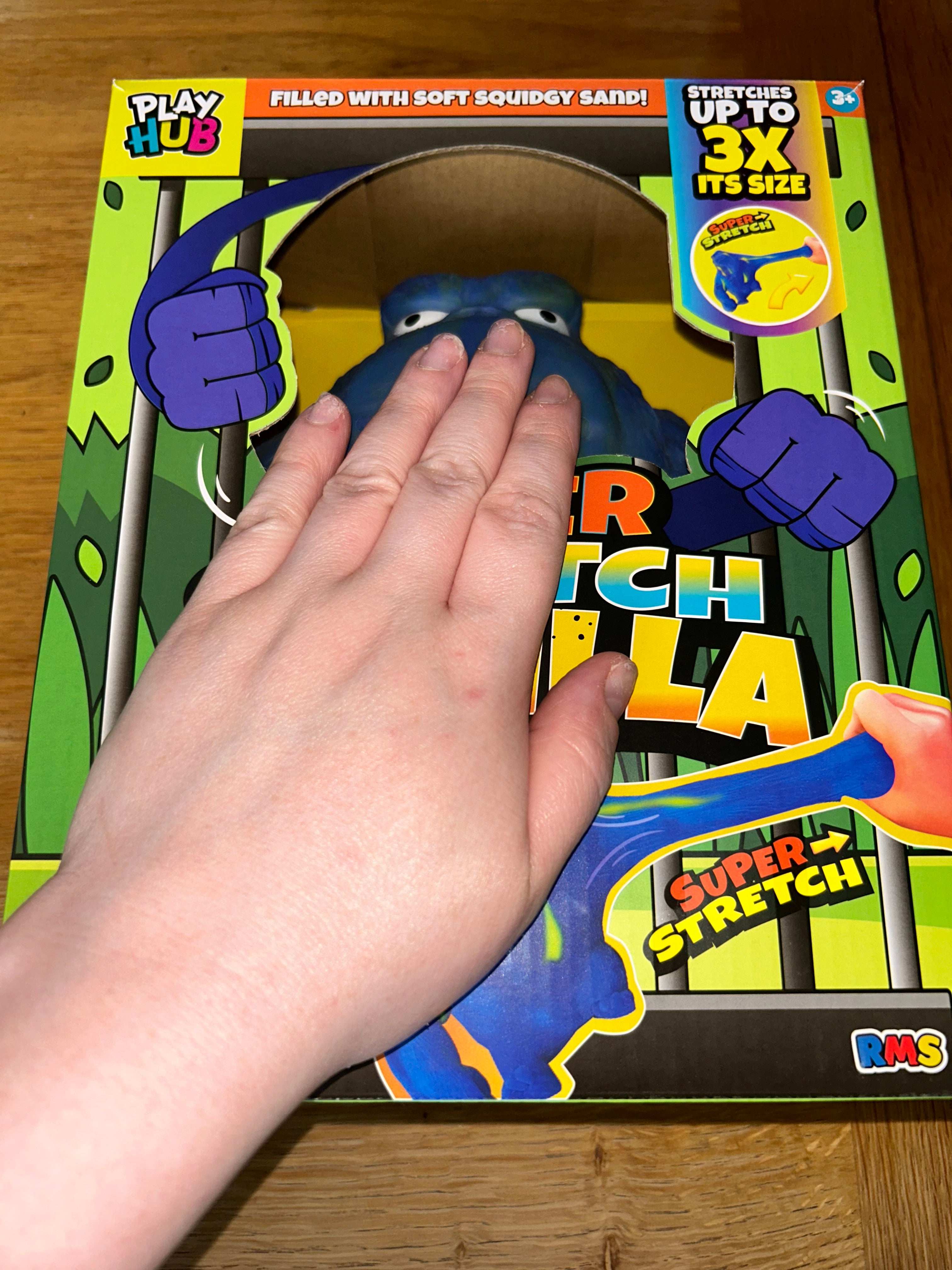 🦍 XL Super Stretch Gorilla – Blue & Green Edition