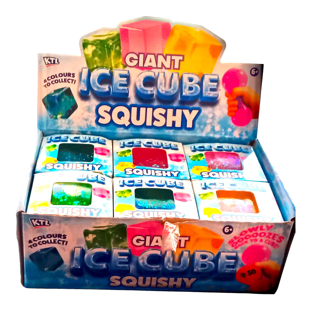 Giant ice cube squishy fidget toy