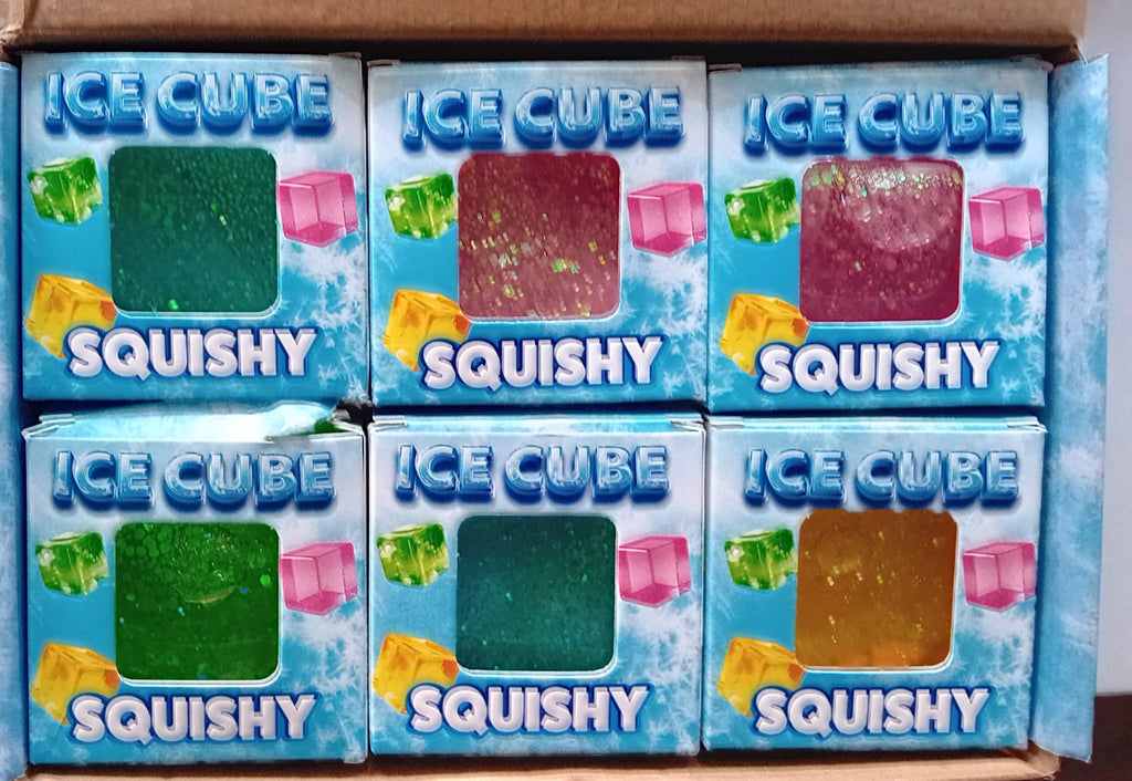 Giant ice cube squishy fidget toy