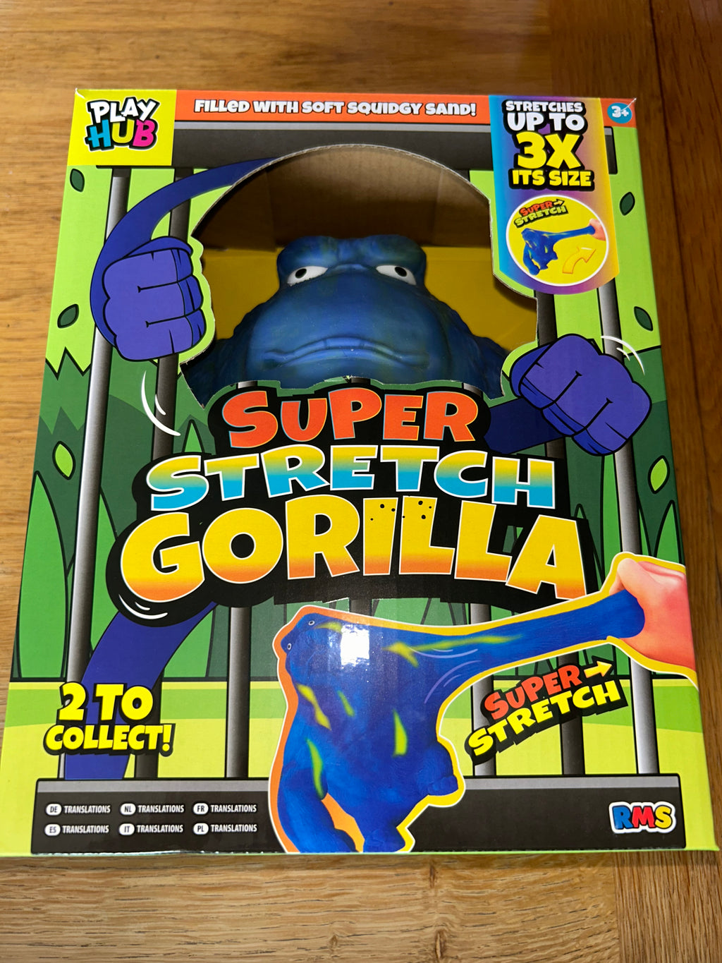 🦍 XL Super Stretch Gorilla – Blue & Green Edition