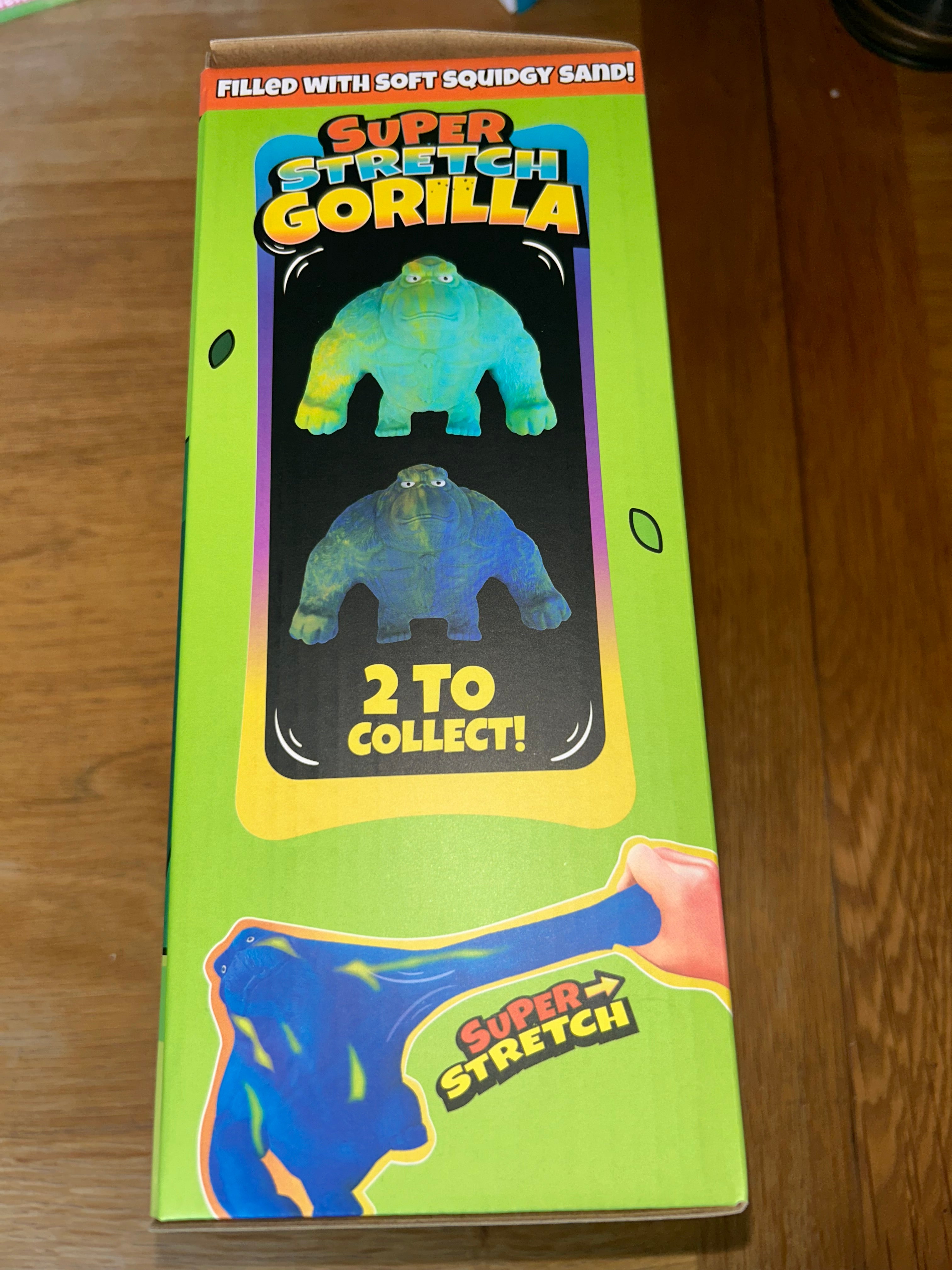 🦍 XL Super Stretch Gorilla – Blue & Green Edition