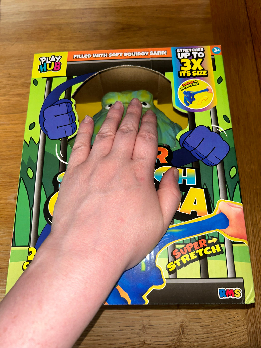 🦍 XL Super Stretch Gorilla – Blue & Green Edition