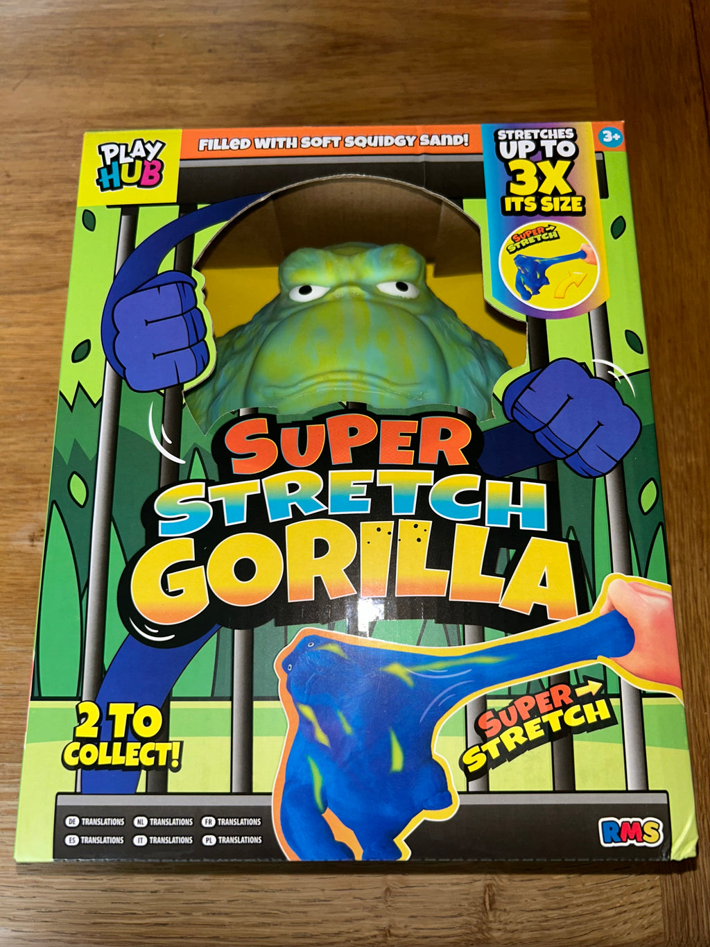 🦍 XL Super Stretch Gorilla – Blue & Green Edition