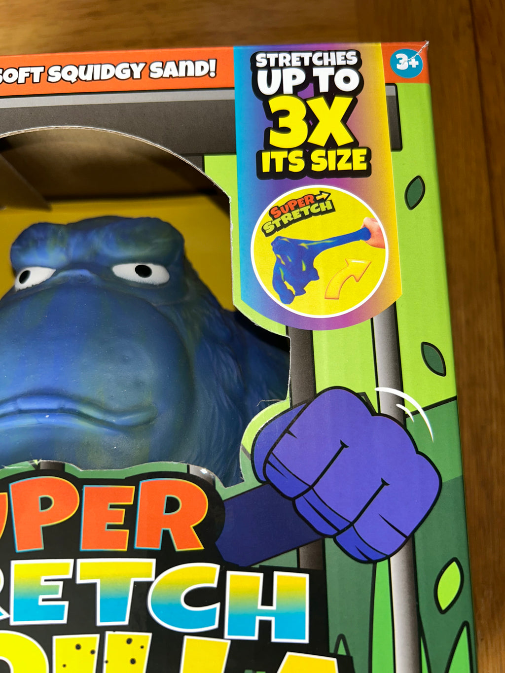 🦍 XL Super Stretch Gorilla – Blue & Green Edition