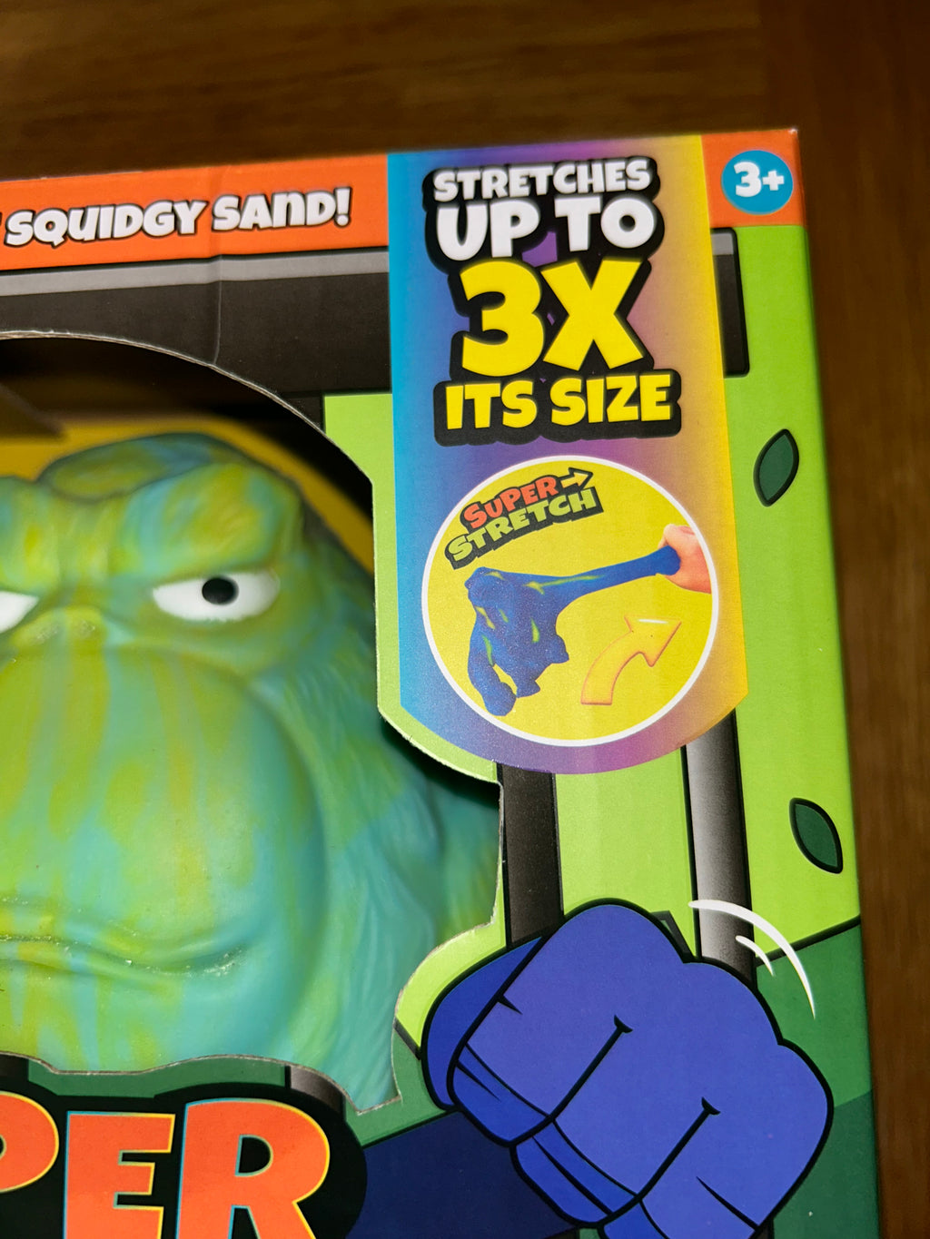 🦍 XL Super Stretch Gorilla – Blue & Green Edition