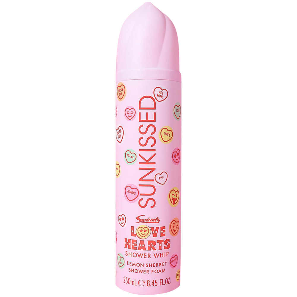 Sunkissed x Love Hearts Shower Whip Lemon Sherbet Shower Foam 250ml