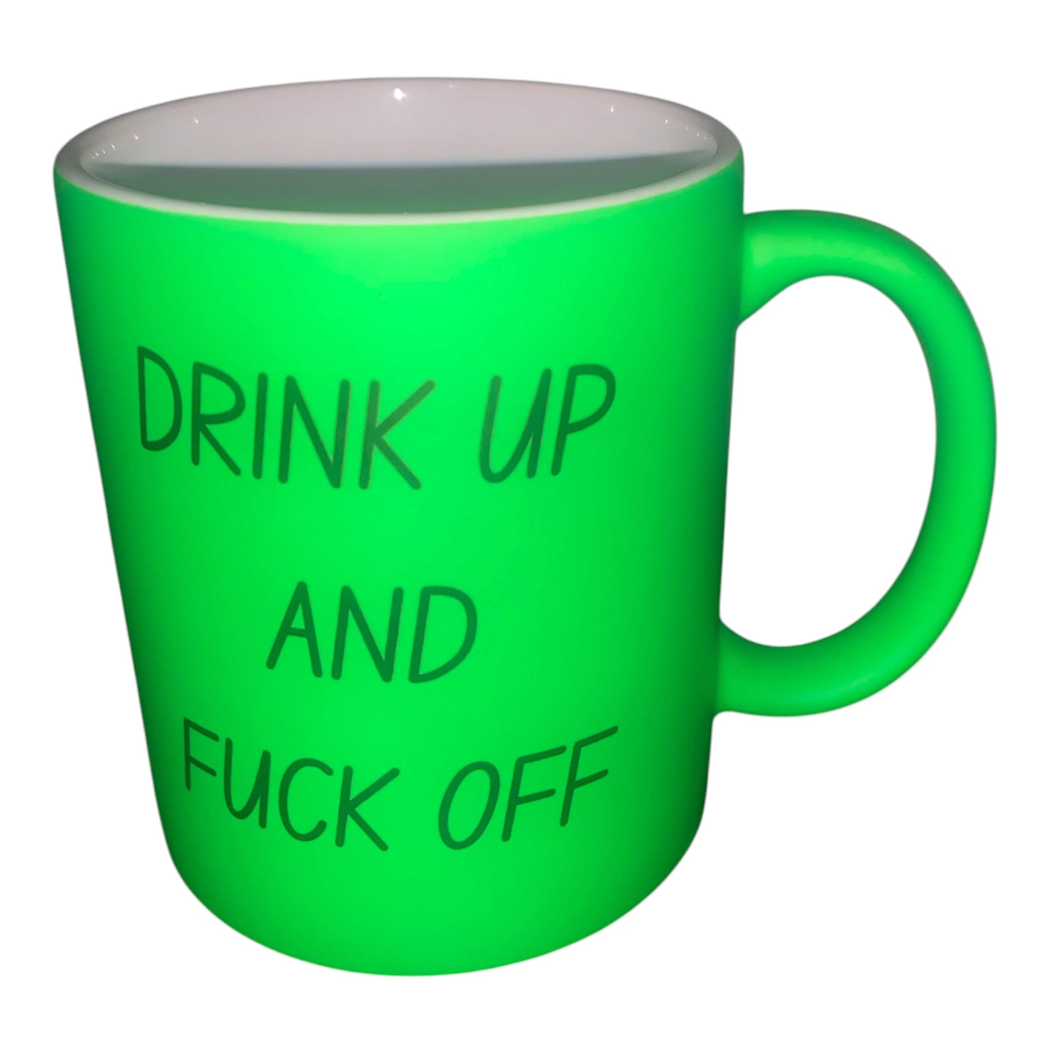 Neon hilarious sweary mug available in 4 different colours.