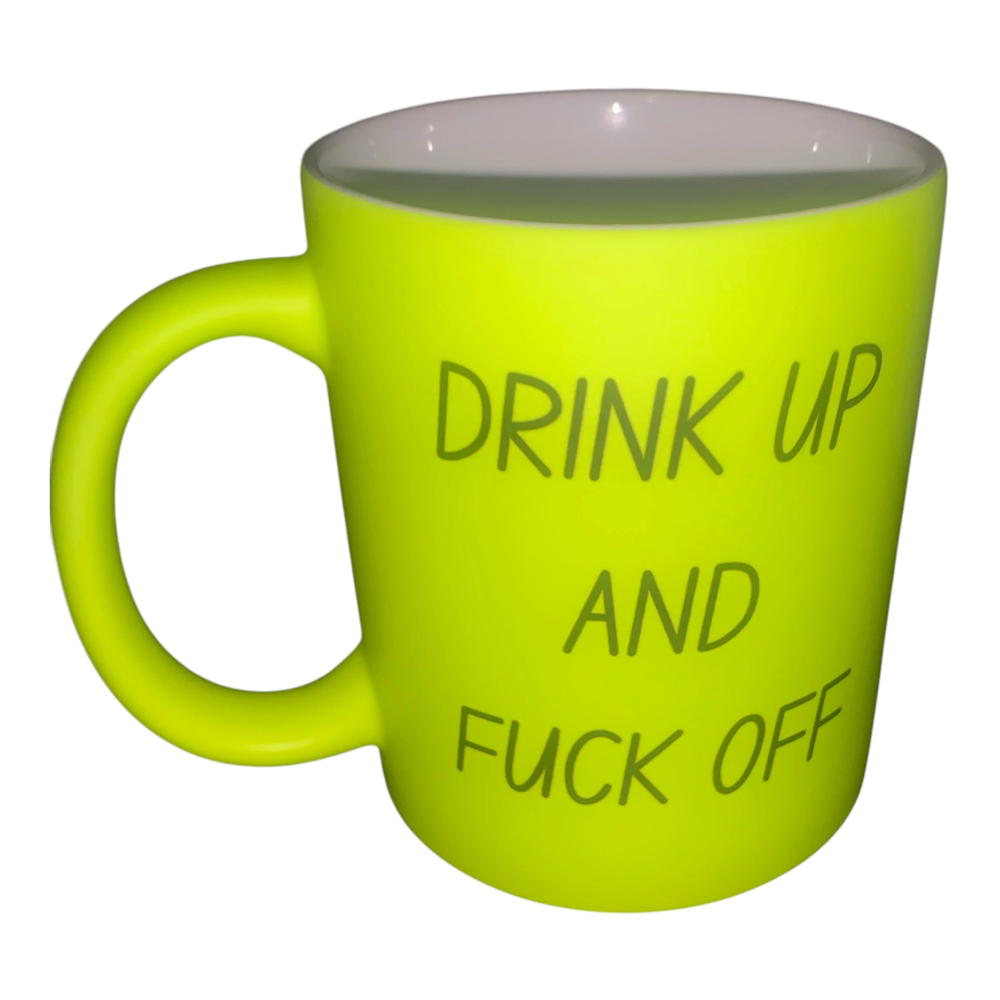 Neon hilarious sweary mug available in 4 different colours.