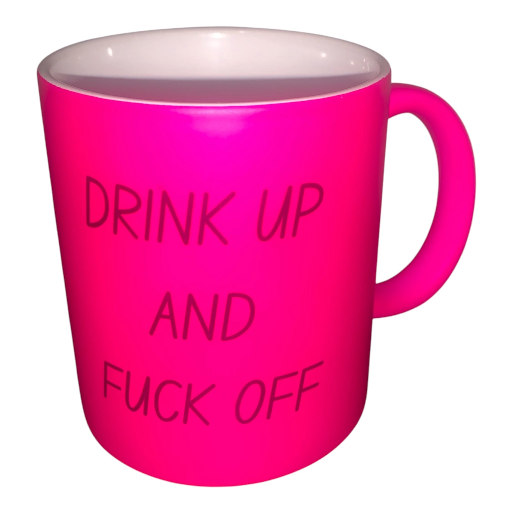 Neon hilarious sweary mug available in 4 different colours.