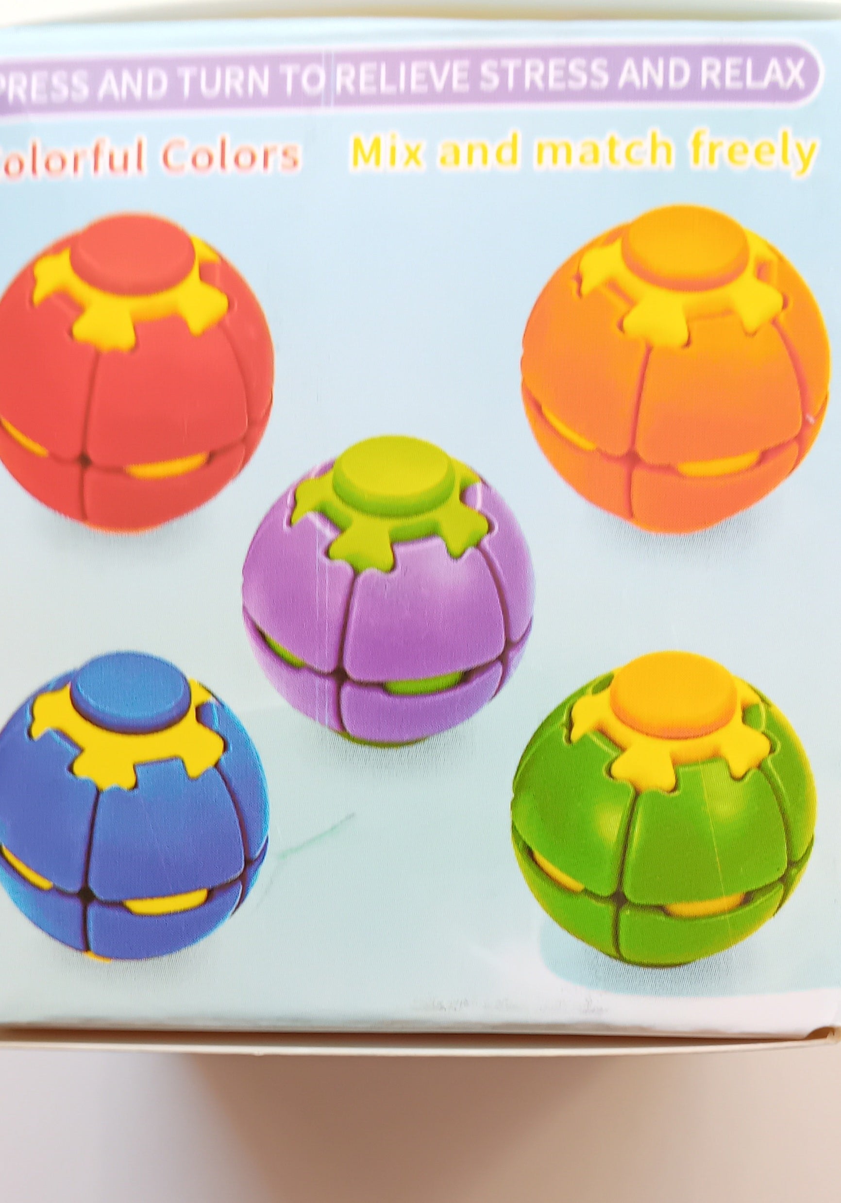 Fingertip Gyro Fidget/Stress Relief Toy. ( Colours may vary )