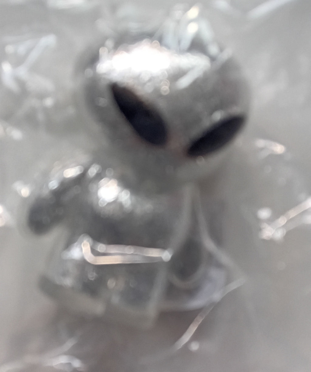 Super Cute Squishy Light Up Glittery Alien Fidget Toy