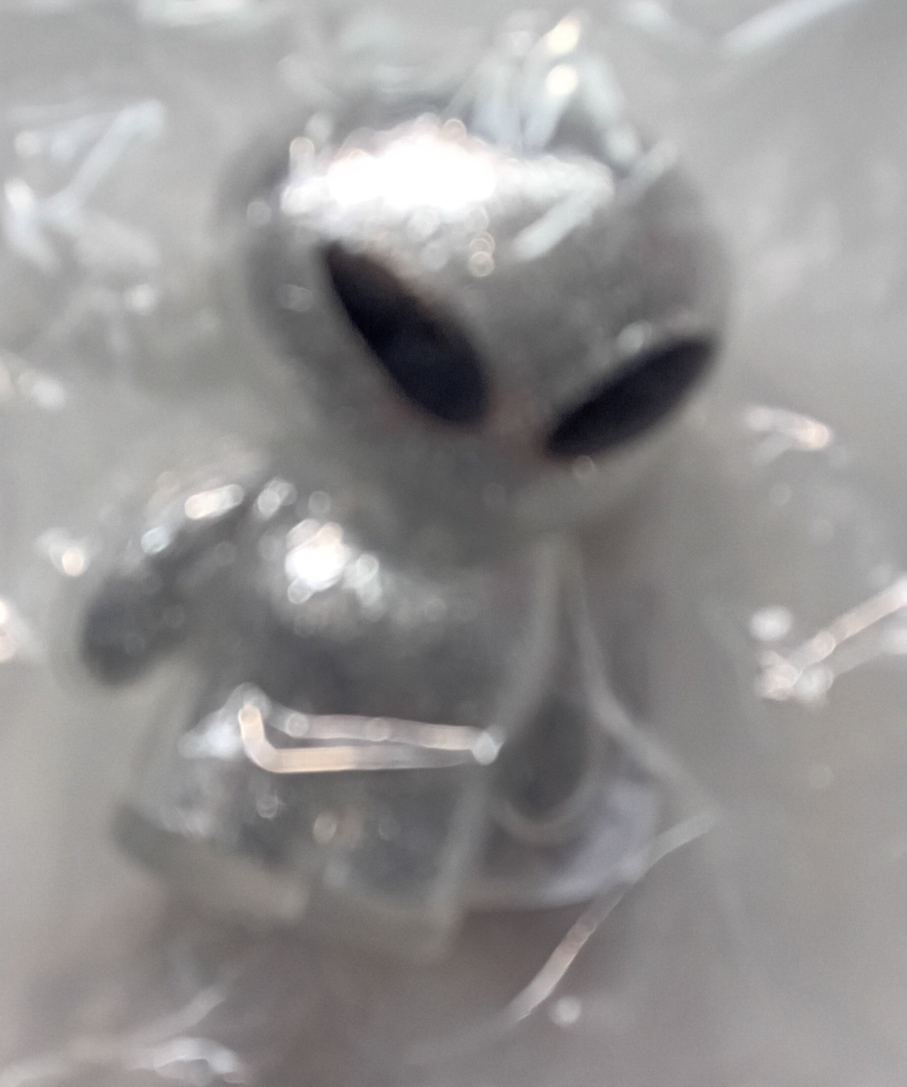Super Cute Squishy Light Up Glittery Alien Fidget Toy