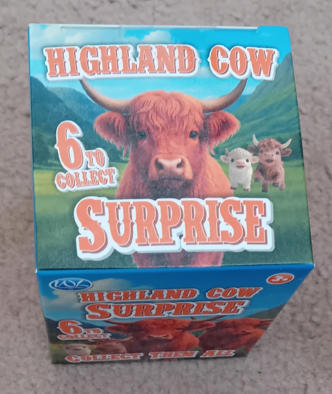 Cute Highland Cow Surprise Box. 6 Characters to Collect. ( 1 provided)