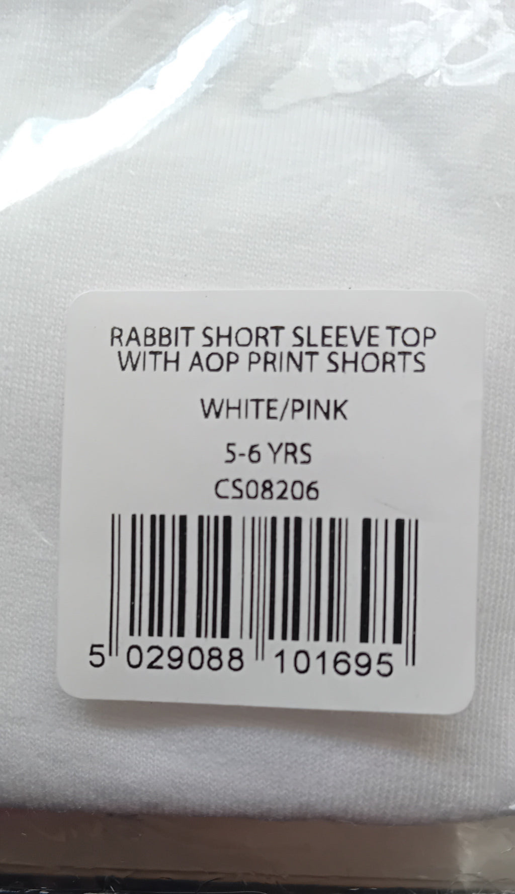 Super Cute Rabbit Design Tee Shirt and Short Pyjama Set