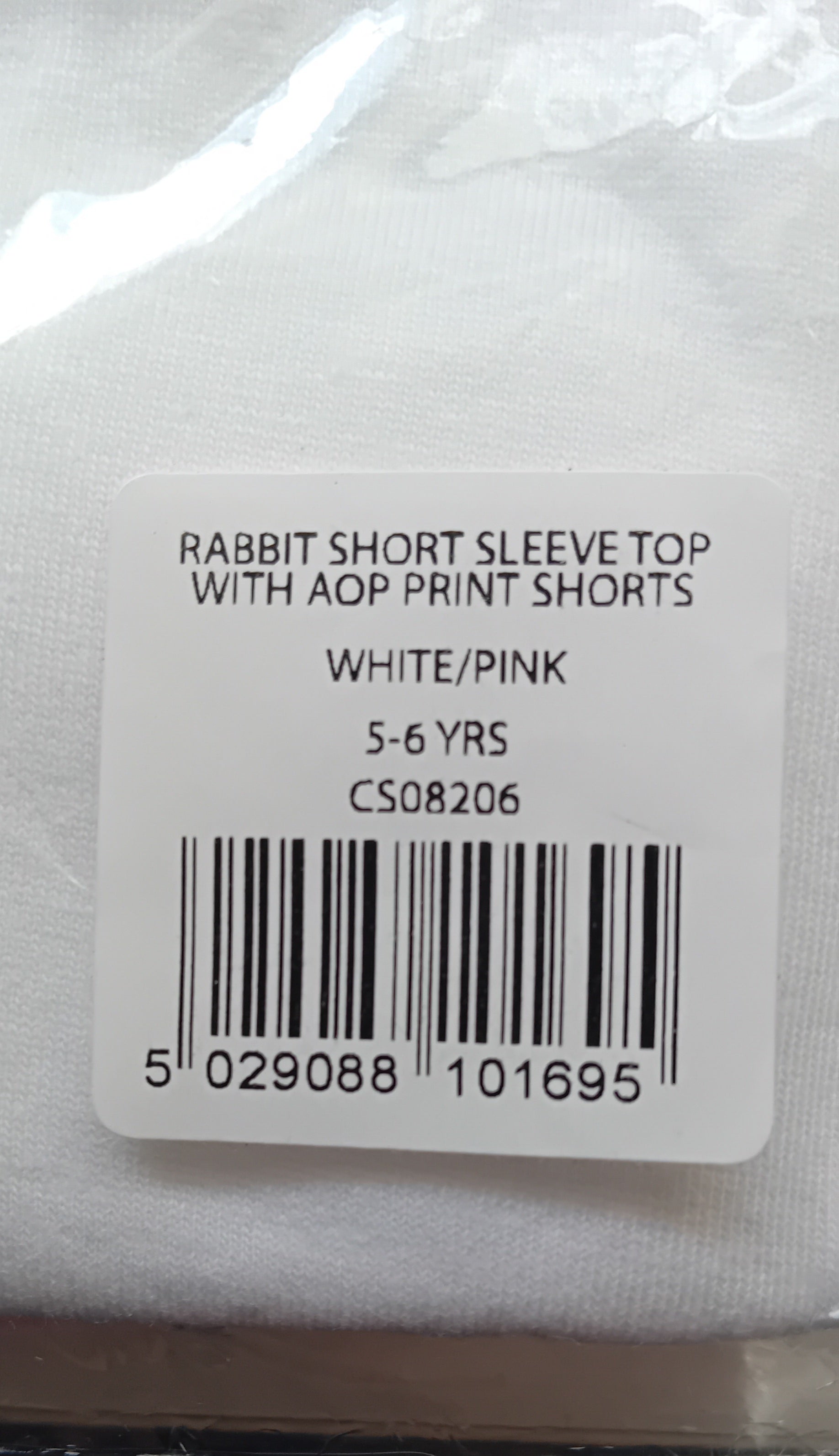 Super Cute Rabbit Design Tee Shirt and Short Pyjama Set