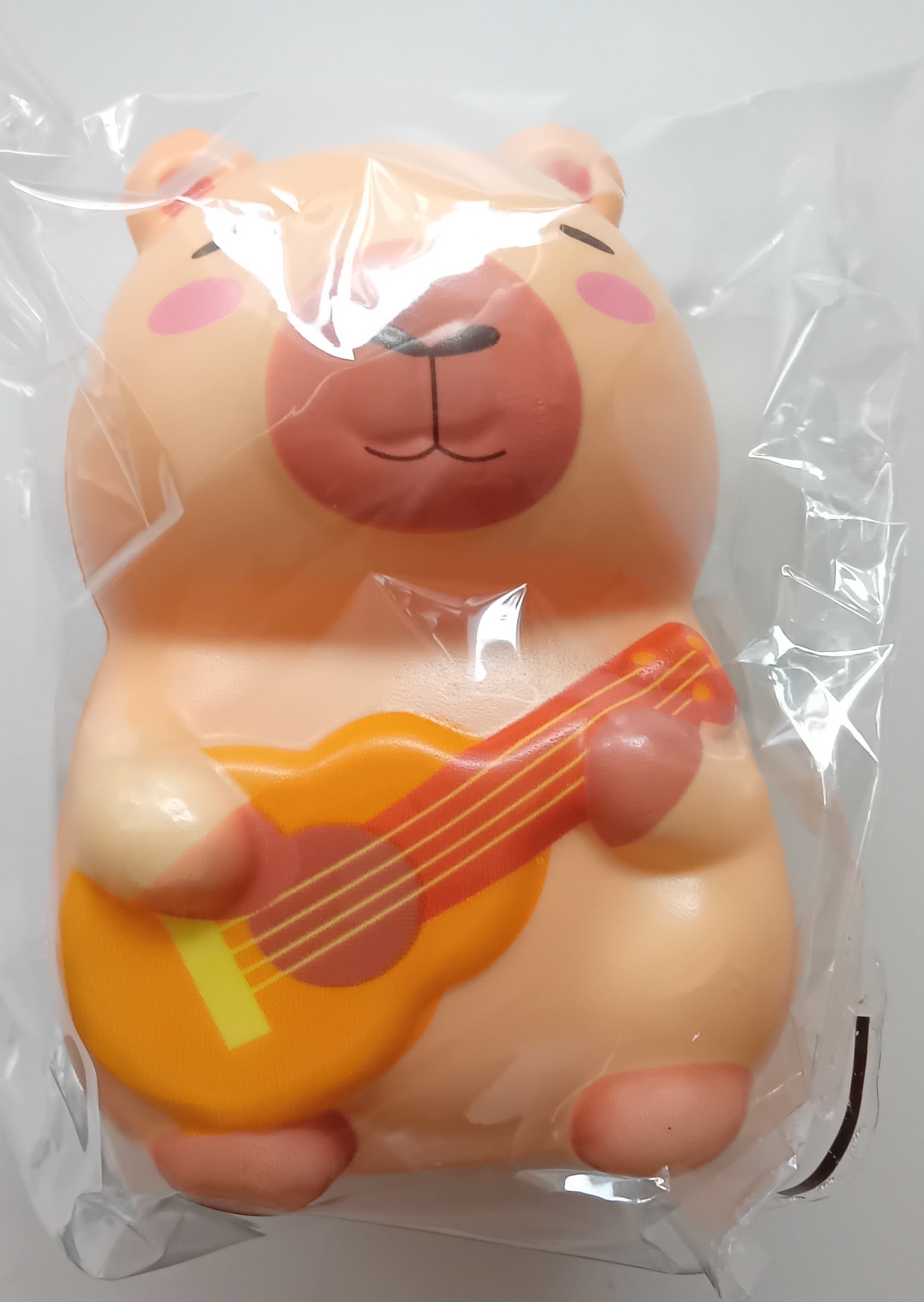 Whizz Toys Novelty Squishy Capybara Playing A Guitar Fidget Stress Reliever Toy