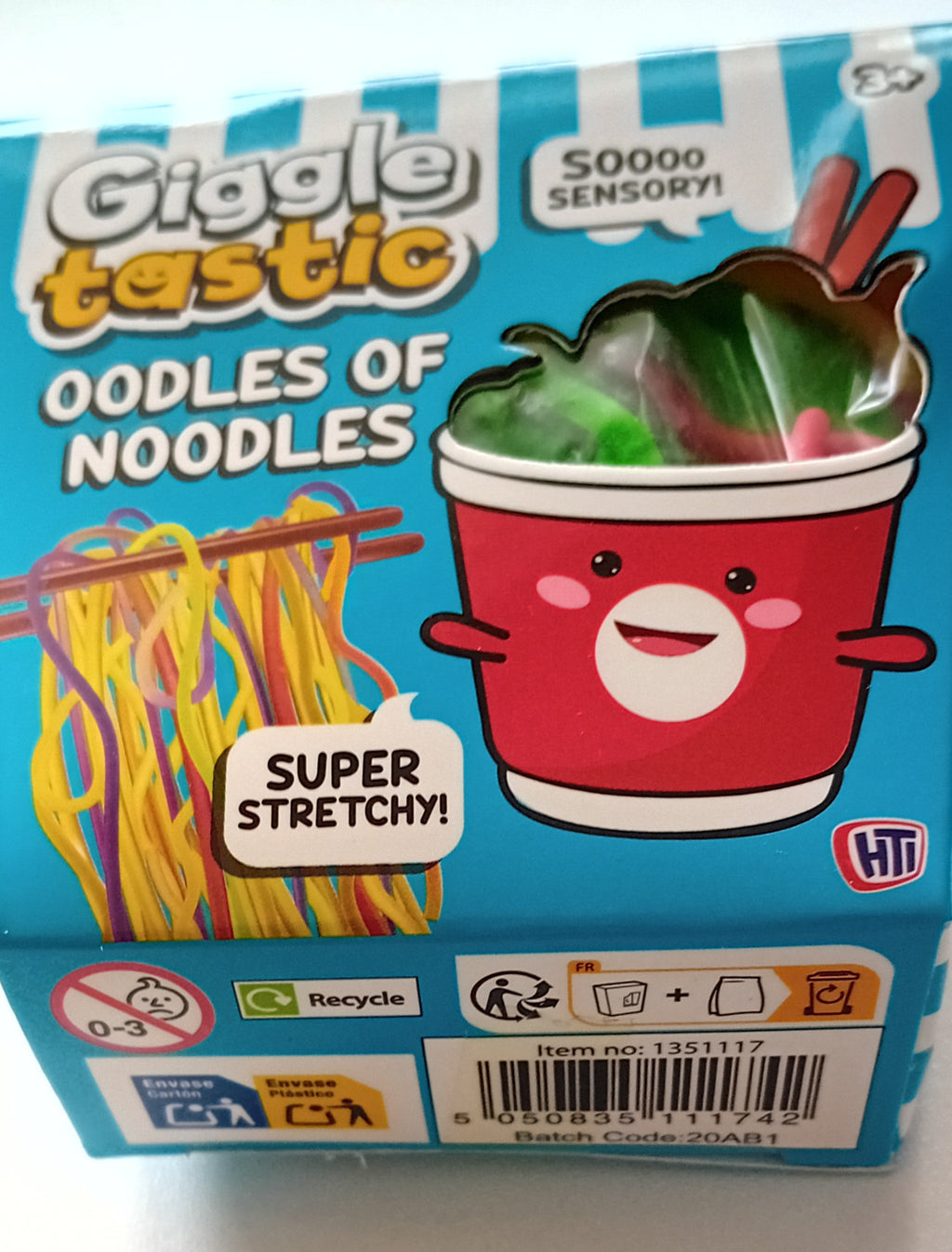 Giggle Tastic Oodles Of Noodles Sensory Fidget Toy