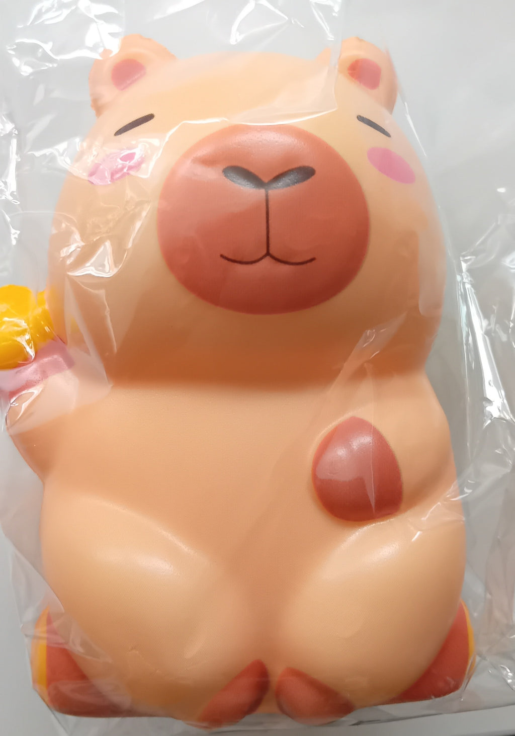 Whizz Toys Novelty Squishy Capybara on a log Fidget Toy