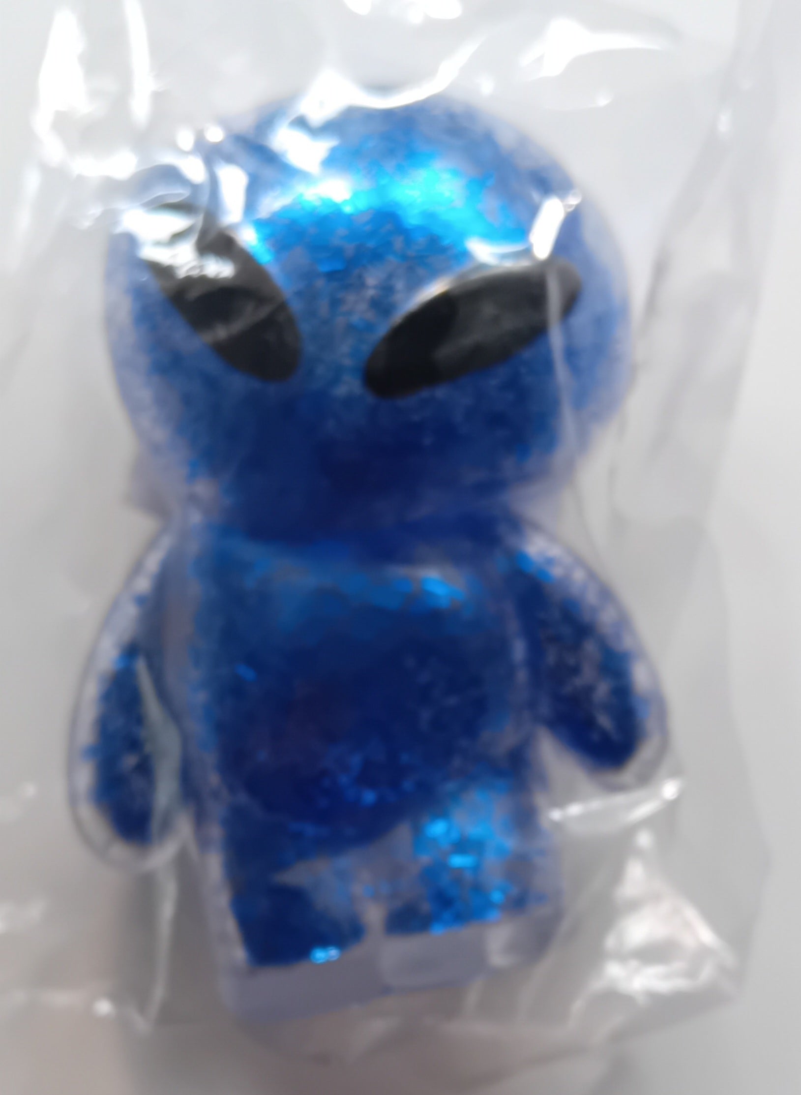 Super Cute Squishy Light Up Glittery Alien Fidget Toy