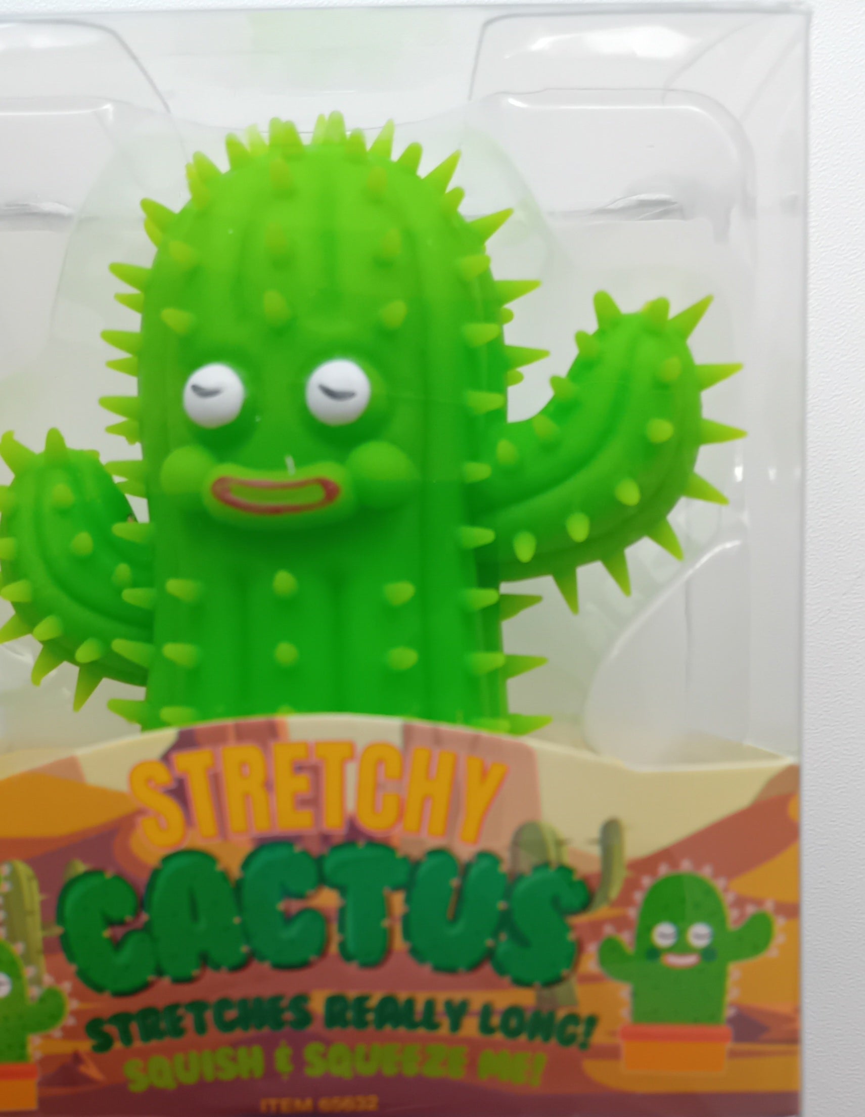 Super Fun Stretchy Cactus In A Pot Fidget Toy