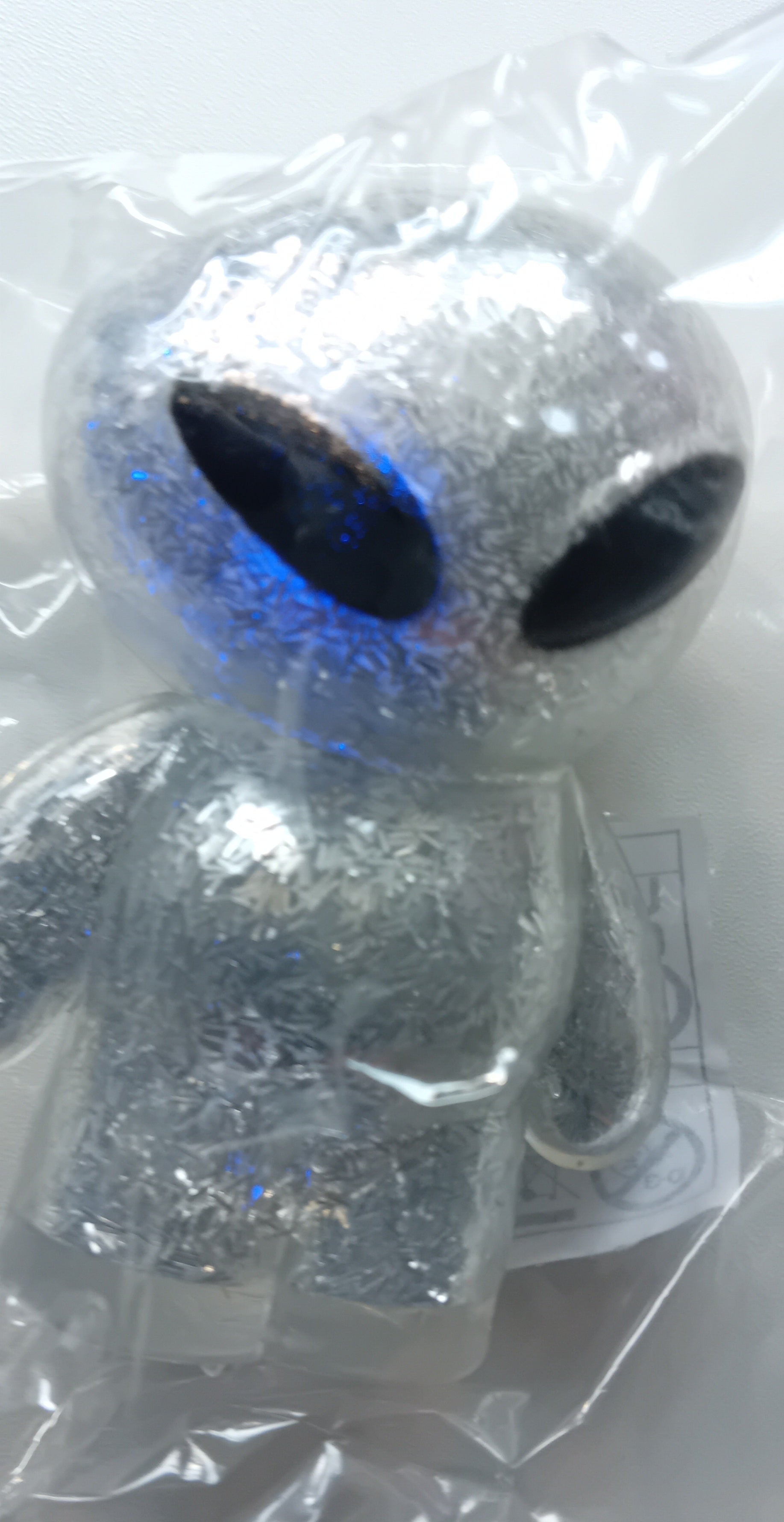 Super Cute Squishy Light Up Glittery Alien Fidget Toy