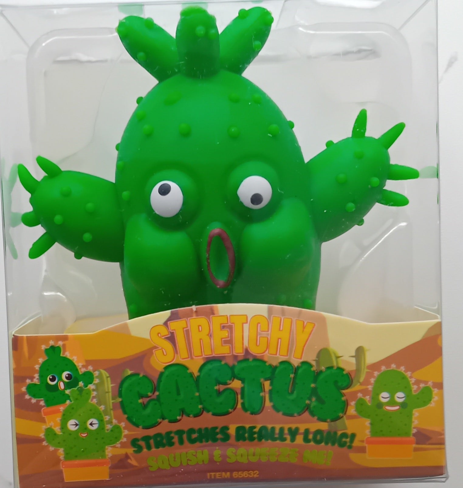 Super Fun Stretchy Cactus In A Pot Fidget Toy
