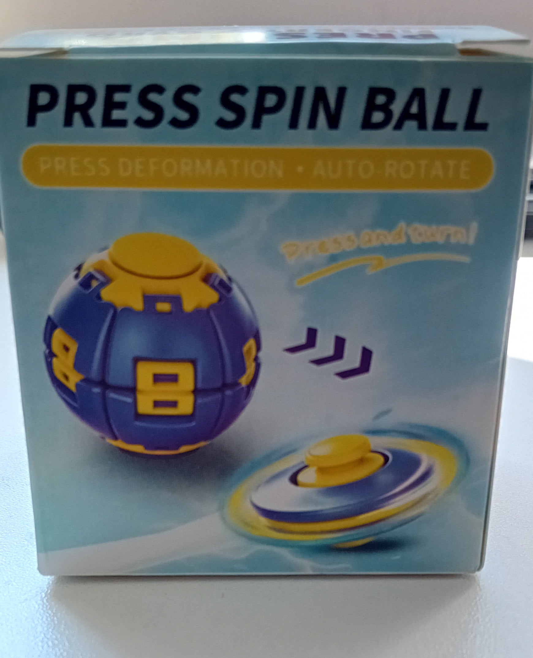 Fingertip Gyro Fidget/Stress Relief Toy. ( Colours may vary )