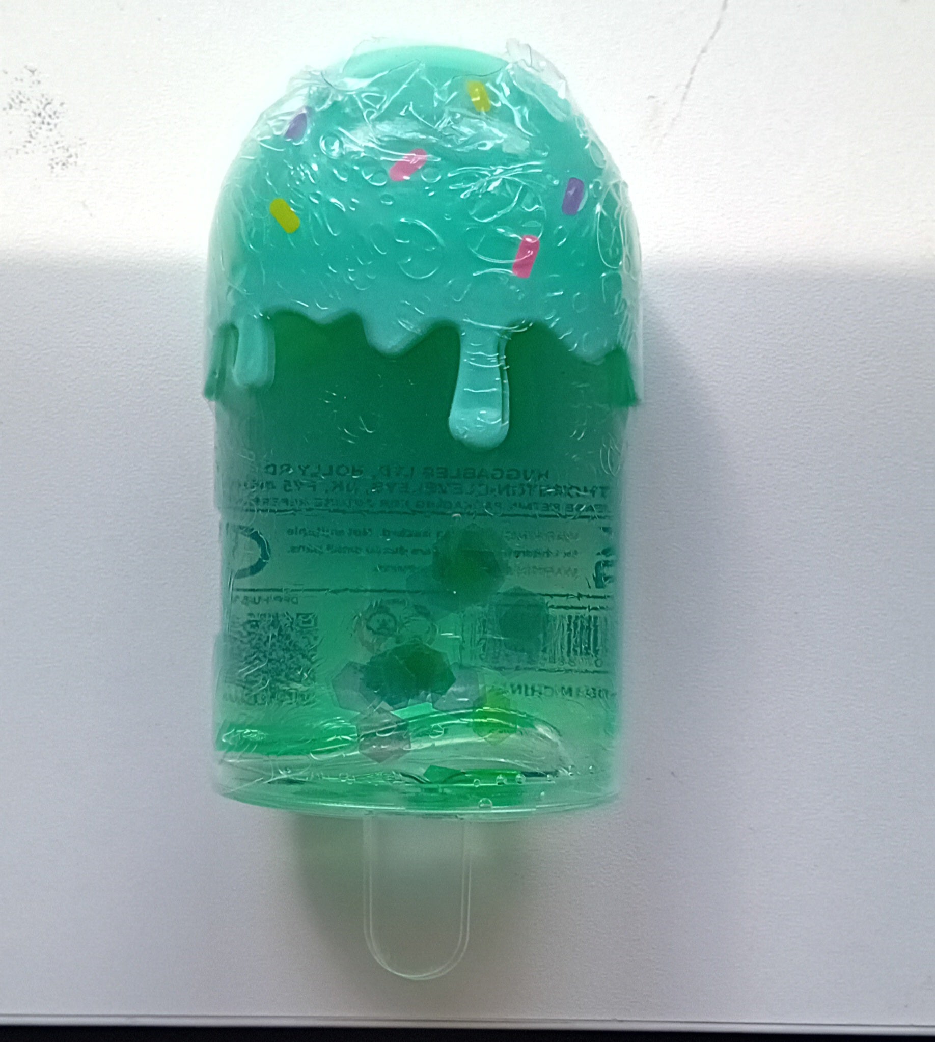 Sensory slime ice lolly on a stick