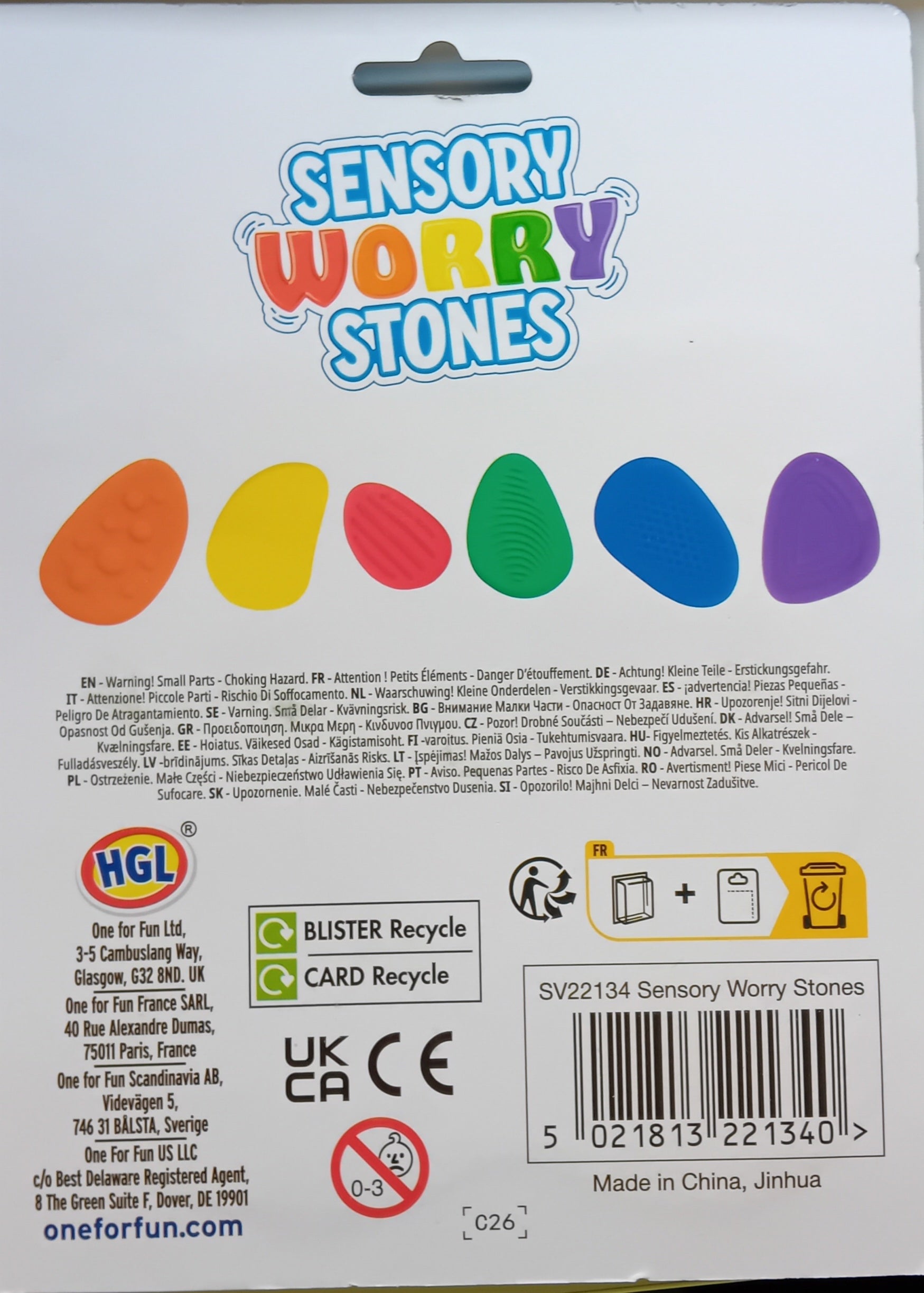 Hgl Sensory Worry Stones