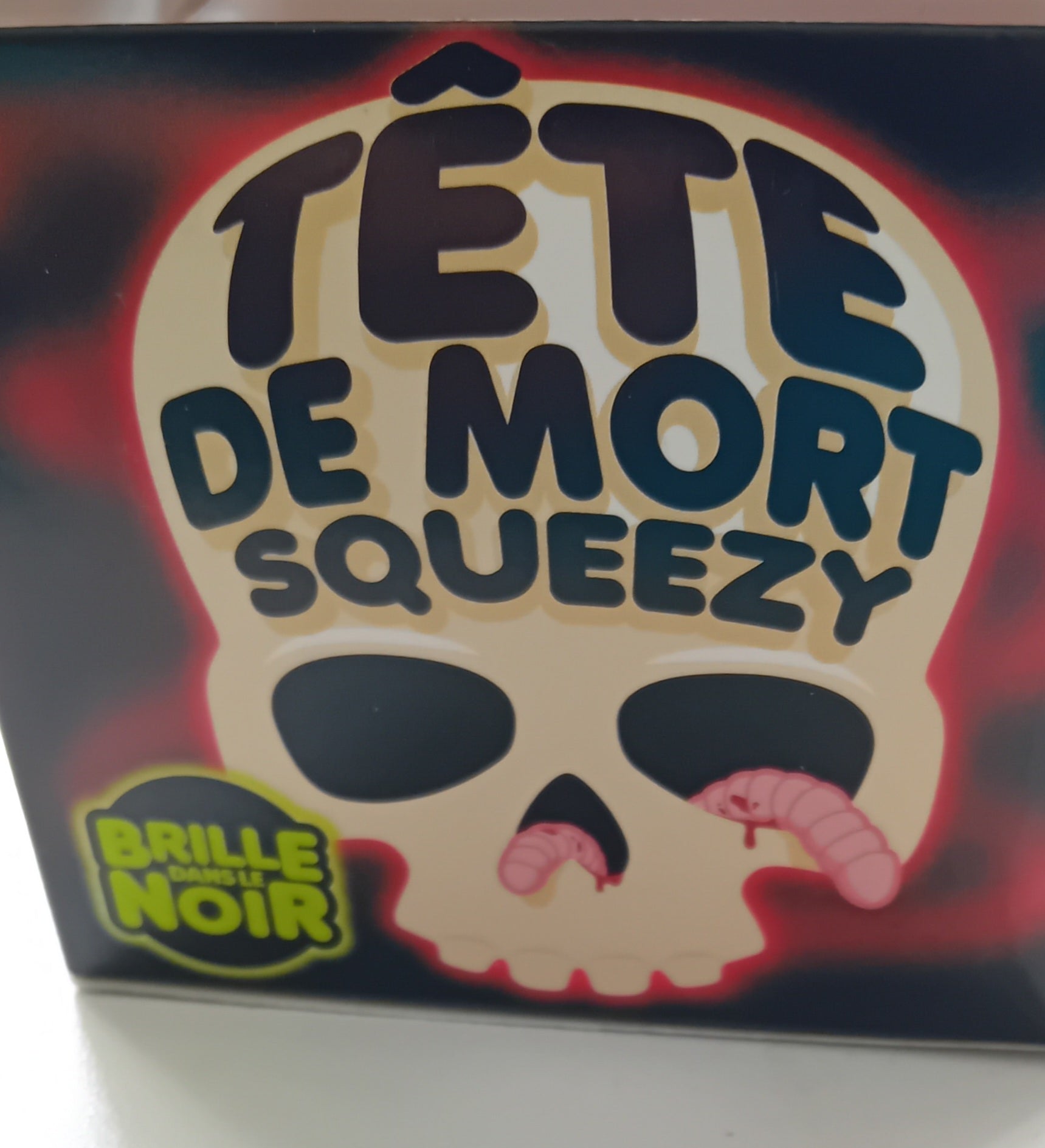 Glow in the Dark Srunchems Squeezy Skull of Horror