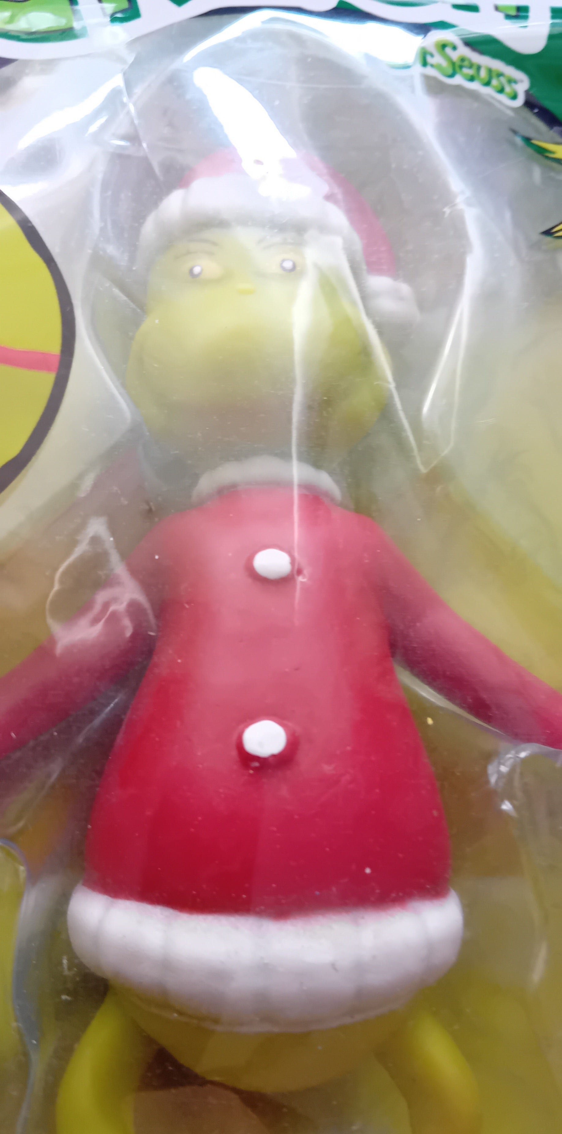 Santa Dressed Grinch Stretchy Fidget Toy. Ideal Stocking Filler