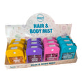 Hair and Body Mist clip on. 4 different scents