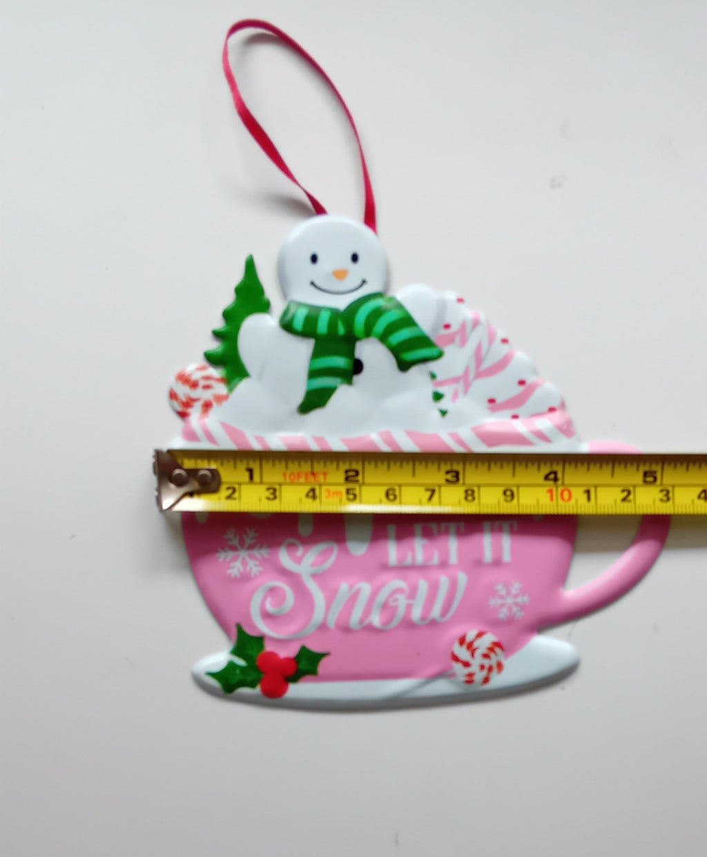 Let It Snow Metal Christmas Decoration