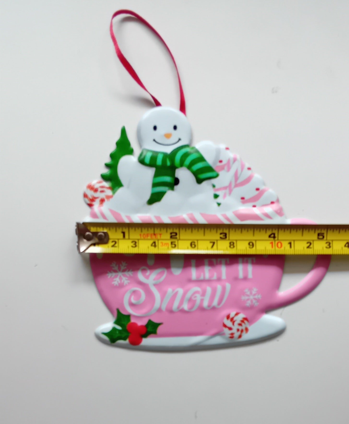 Let It Snow Metal Christmas Decoration